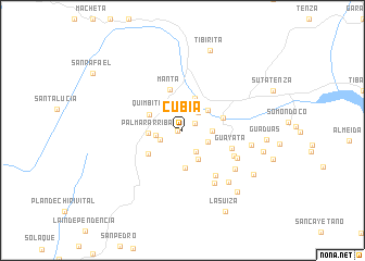 map of Cubia