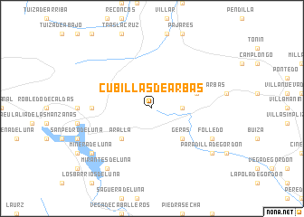 map of Cubillas de Arbas