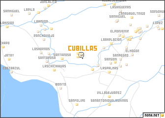 map of Cubillas