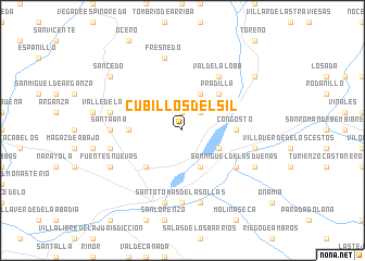 map of Cubillos del Sil