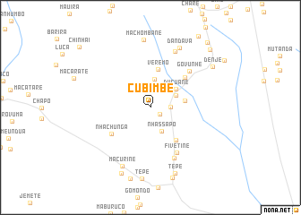 map of Cubimbe