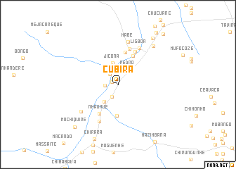 map of Cubira