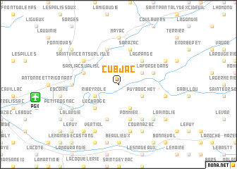 map of Cubjac