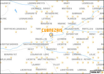 map of Cubnezais