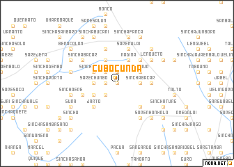map of Cubocunda