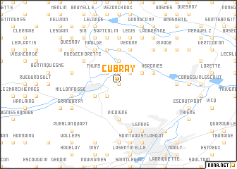 map of Cubray