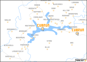 map of Cub Run