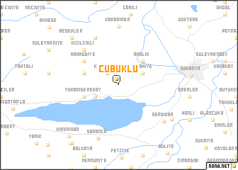 map of Çubuklu