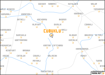 map of Çubuklu