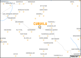 map of Çubuklu