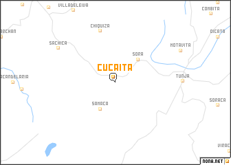 map of Cucaita