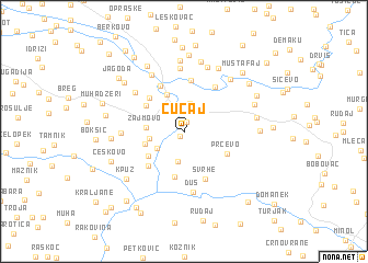 map of Cucaj