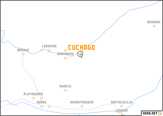 map of Cuchadó