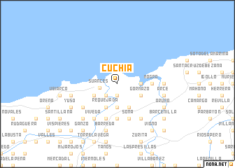 map of Cuchia