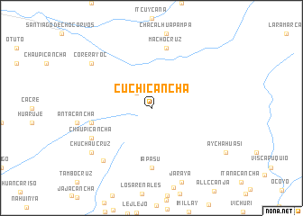 map of Cuchicancha