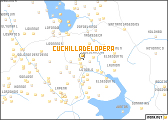 map of Cuchilla de Lopera