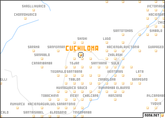 map of Cuchiloma