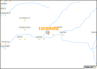 map of Cuchipuro