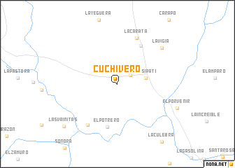 map of Cuchivero