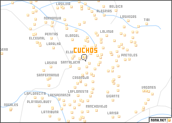 map of Cuchos