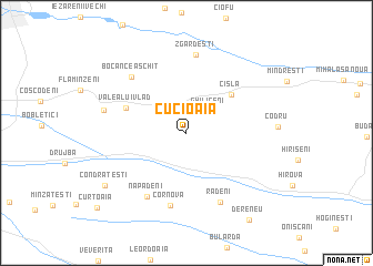 map of Cucioaia