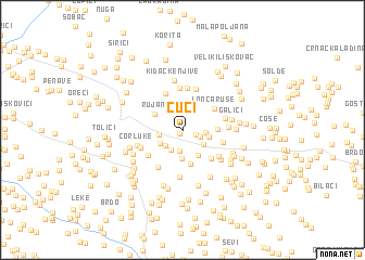 map of Ćuci