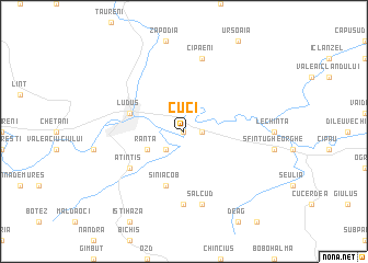 map of Cuci