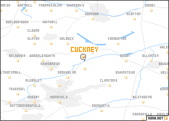 map of Cuckney