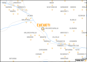 map of Cucueţi