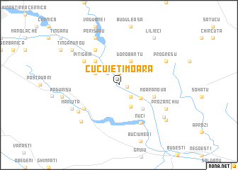 map of Cucuieţi-Moară