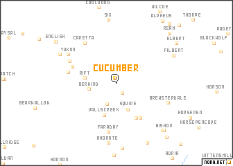 map of Cucumber