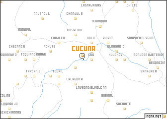 map of Cucuná