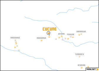 map of Cucune