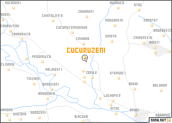 map of Cucuruzeni