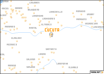 map of Cucuta