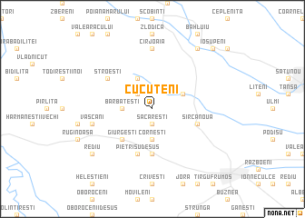 map of Cucuteni