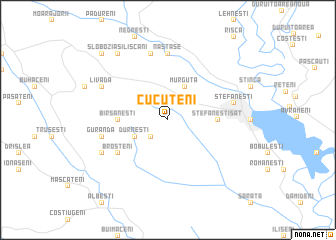 map of Cucuteni