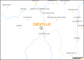 map of Cucutilla