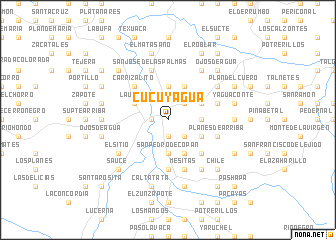 map of Cucuyagua