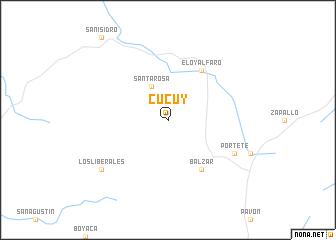 map of Cucuy