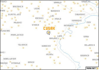 map of Cudak