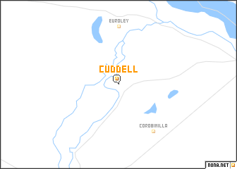 map of Cuddell