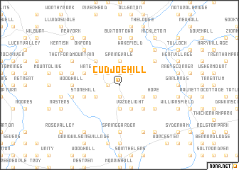 map of Cudjoe Hill