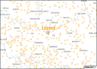 map of Čudovo