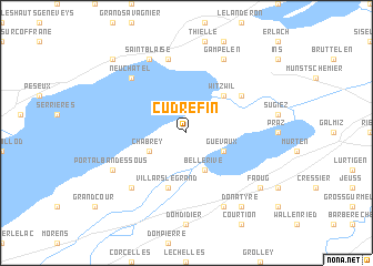map of Cudrefin
