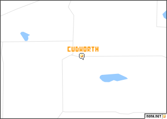 map of Cudworth