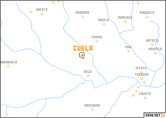 map of Cuela