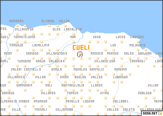 map of Cueli