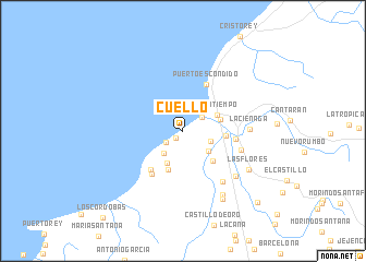 map of Cuello