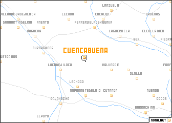 map of Cuencabuena